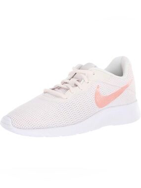 Nike Tanjun sneakers metallic rose gold swoosh logo soft girl balletcore